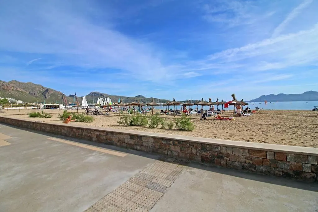 Piso Las Mimosas 90 Metros De Playa Port Pollensa بورت دي بوينسا شقة